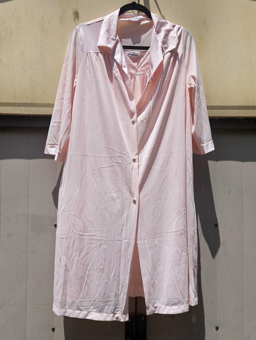 Vintage Vanity Fair Nightgown Robe Set Made In USA‎ Soze Medium Pink